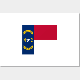 Flag of North Carolina. USA Posters and Art